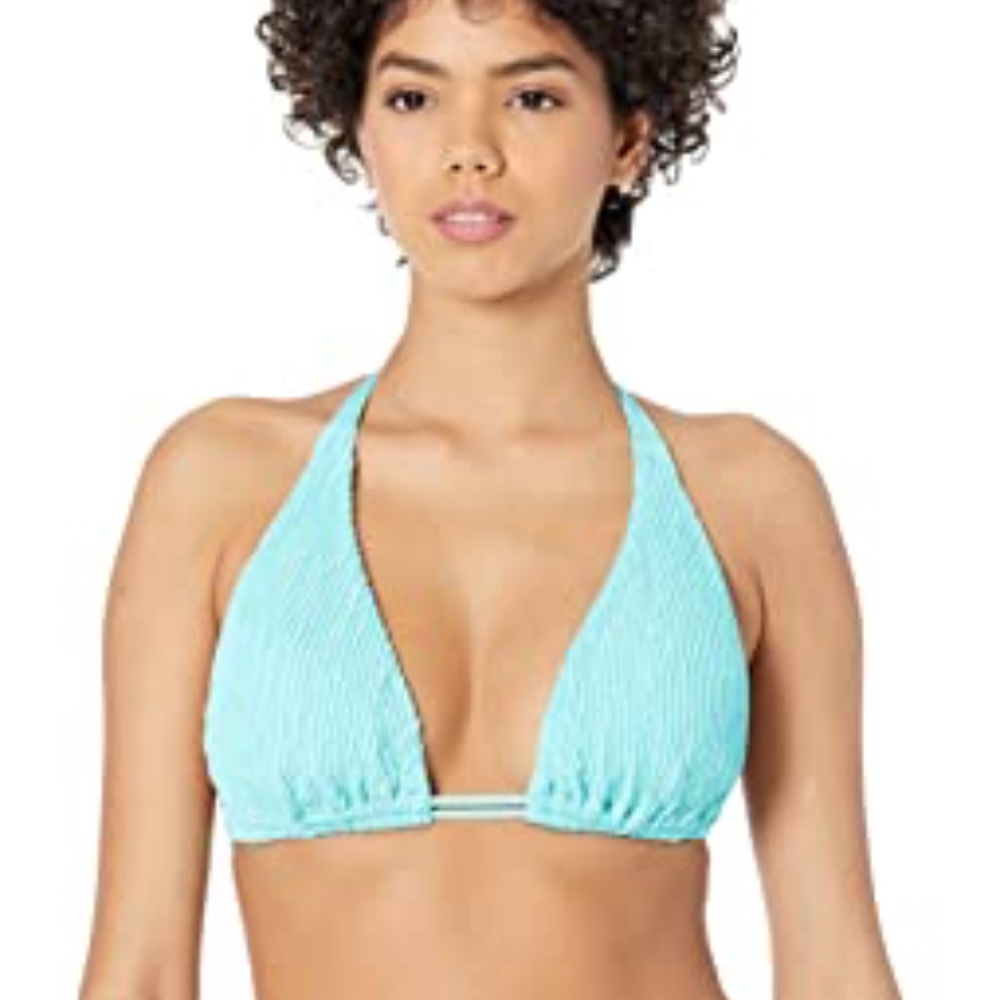 NWT Blue Rod Beattie Urban Goddess Triangle Bikini